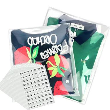 Imagem de Sacos de camisetas de plástico de celofane PigpotParty 100 unidades 10