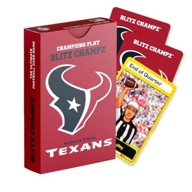 Imagem de Blitz Champz | Football Card Game (Ages 7+) | Fun Family Game | Party Game | Gifts for Football Fans | Card Game for Kids | Card Game for Adults (Houston Texans)