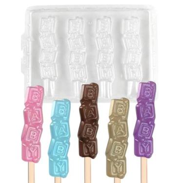 Imagem de 10 Forma Simples Pirulito Baby Cha Revelação Bebe Infantil - San Felip