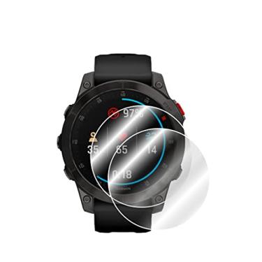 Imagem de IPG Para Garmin epix - Pro (Gen 2) Standard - Safira | Protetor de tela de hidrogel de 47 mm (2 unidades) Película transparente Ultra HD invisível antiarranhões - suave/autorreparação/sem bolhas