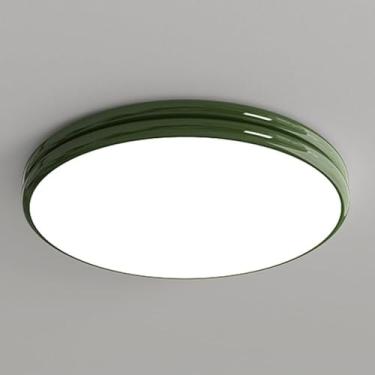 Imagem de Luz De Teto Led Moderna Luz De Teto Acrílica De Formato Redondo 24w / 36w / 48w Luminária De Teto Decorativa Dos Desenhos Animados Para Sala De Estar Quarto, E, 40 * 4cm