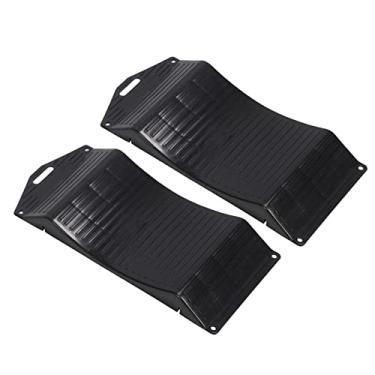 Imagem de Zhjvihx Rodas Pneu Saver Rampas Anti -Slip Pads Design, 2 PCs Rampas de Rodas de Pneus para para Mancha Plana e Prevenção de Furados, Premium de Qualidade Portátil de Portátil de Viagem de Veículos