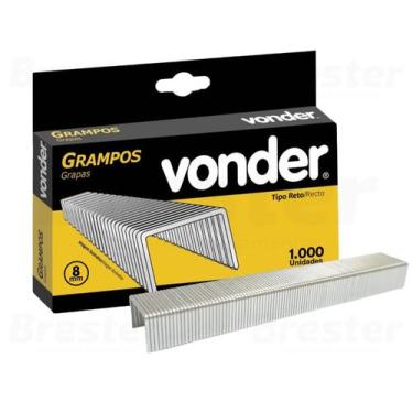 Imagem de Grampos 08mm Para Grampeador 168 Caixa C/ 1000 Vonder 2898168208