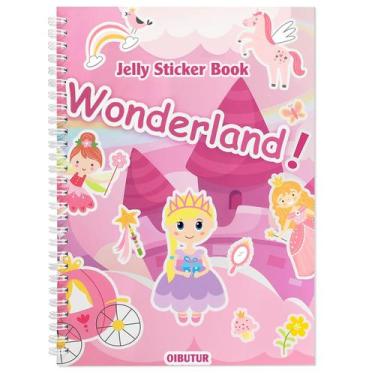 Imagem de Livro de adesivos IBUTUR Jelly Wonderland com 51 adesivos de princesa 