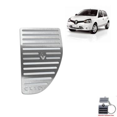 Imagem de Descanso De Pé Renault Clio 2013 Até 2019 Aço Inox