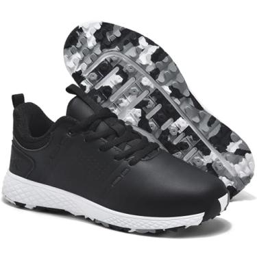 Imagem de ULTIANT Tênis esportivo feminino à prova d'água sem pontas para golfe tamanho 34-39, Preto, 34