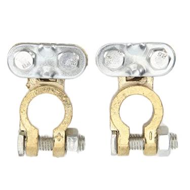 Imagem de Generic Terminais de Bateria de Carro, Conectores de Braçadeira Terminal de Bateria, Material Premium, Forte Resistência à Corrosão de Condutividade para Carros para Veículos