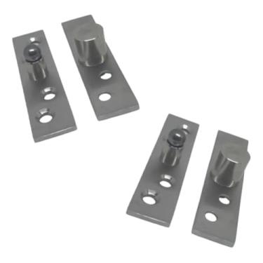 Imagem de Kit 2 Dobradiças Pivot Inox 78x18mm Porta Pivotante Até 60kg