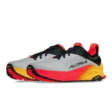 Imagem de ALTRA Olympus 6 Trail Tênis de corrida masculino, Cinza/vermelho, 38