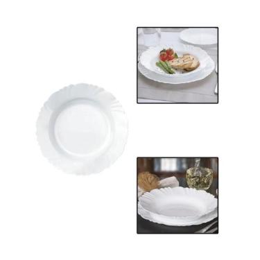 Imagem de Prato de Vidro Petala Fundo 23,5 cm - Nadir