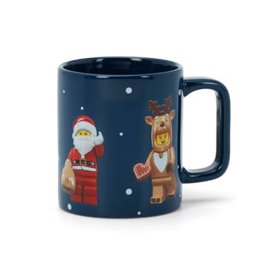 Imagem de Room Copenhagen LEGO Christmas Minifigures Caneca 300 ml – Xícara de café com Papai Noel e rena, presente colecionável de Natal para fãs de LEGO, pode ir ao micro-ondas e à lava-louças