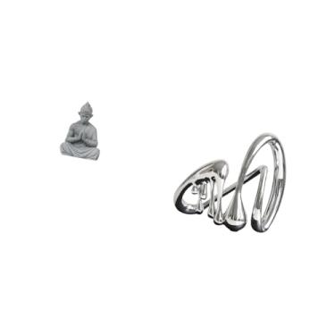 Imagem de Fenteer Escultura Minimalista de Buda Inspirada em Sun Wukong, Arte Abstrata, Figura de Macaco Colecionável para Decoração de Casa, Hotel, Pátio E Mesa de Cen