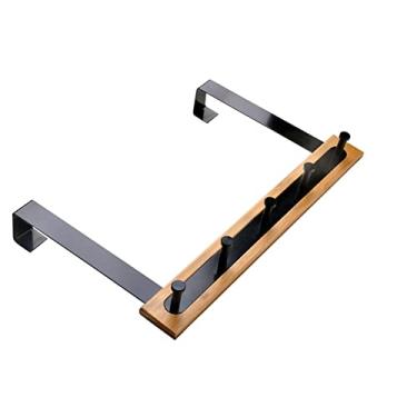 Imagem de Cabide de parede de uma peça cabide para porta traseira, suporte criativo, armário de quarto, bolsa para chave, organizador de cabide de parede doméstico com ganchos cabide de parede (B)