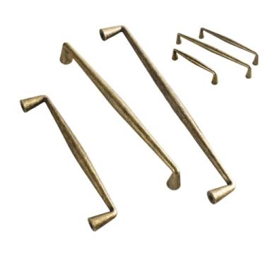 Imagem de Puxador de móveis vintage puxadores de armários puxadores de porta armário de cozinha moderna ferragens de guarda-roupa 100 2 peças (C-128 mm)