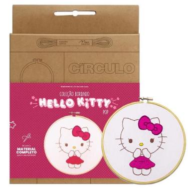 Imagem de Kit Bordado Hello Kitty Círculo - Pop
