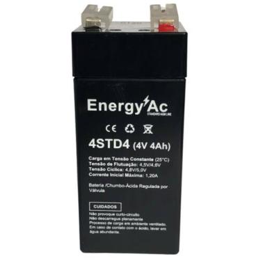 Imagem de Kit 2 Baterias 4v 4ah para Balanças , relogio de pontos e automação. -