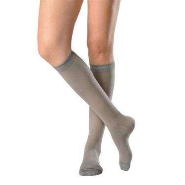 Imagem de Meia de viagem Traveno 170 Sigvaris unissex cinza, G