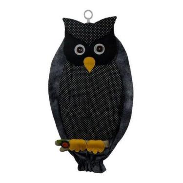 Imagem de Puxa Saco Corujinha - Empório do Peso e Decorações , Preto