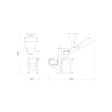 Imagem de Triturador Elétrico TE40Tc Tramontina com Motor Traseiro 3 hp 127 V/220 V Bivolt e Saída Lateral