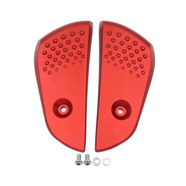 Imagem de Colaxi Pedais de motocicleta, apoios para os pés, substituição, reparo, suprimentos modernos de liga de alumínio leve, degraus atualizados para Sprint 150, Vermelho