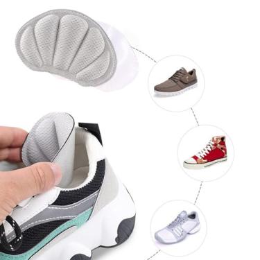 Imagem de Almofadas adesivas para calcanhar – inserções de sapato antibolhas para conforto e ajuste de tamanho – Protetores de calcanhar de espuma macia para homens e mulheres, ideais para tênis e sapatos
