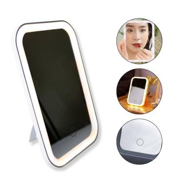 Imagem de Espelho Touch Luz Led 3 Intensidades Penteadeira Mesa Make