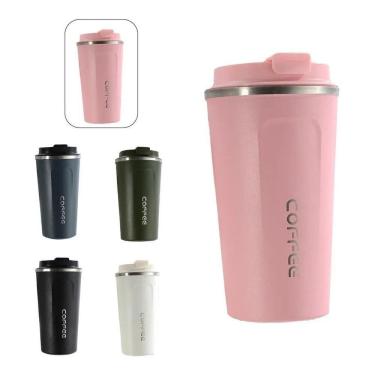 Imagem de Garrafa Copo Térmico Anti-Vazamento Inox Café 500Ml Premium