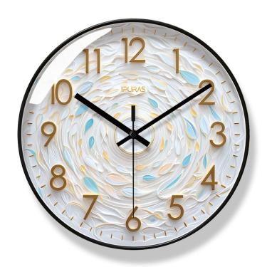 Imagem de Relógio de parede moderno minimalista de 30 cm de quartzo antiaderente