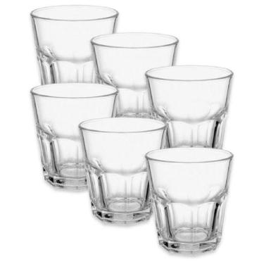 Imagem de Jogo De 6 Copos Baixos Casablanca Em Vidro 355 Ml - Pasabahce