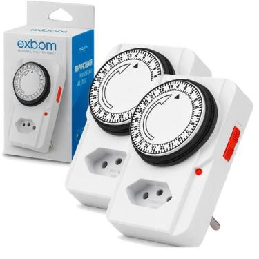 Imagem de Timer temporizador bivolt 110/227v tmd-tb91m kit 02 peças - EXBOM