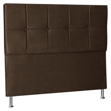Imagem de Cabeceira Queen 1,60m Lisboa Suede Marrom
