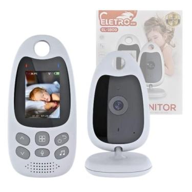 Imagem de Babá Eletrônica Câmera Portátil Com Monitor Vídeo Colorido Baby - Elet