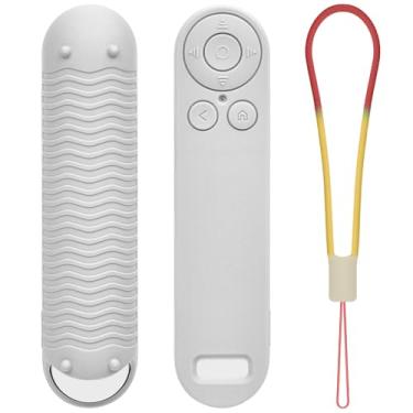 Imagem de Silicon Cover for Nex Playground Game System Remote, Anti-Slip Shockproof Sleeve with 4 Pillars for Secure Placement, Dust & Water Resistant Protective Case with Lanyard-Grey