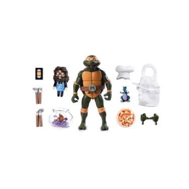 Imagem de NECA Boneco de desenho animado Michelangelo 18 cm