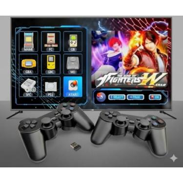 Imagem de Vídeo Game Retrô 4K 64G com 10.000 Jogos, HD, Vídeo Game Stick para PS1/GBA/FC/MD, Clássico Retro Video Game Retrô Lite para Monitor de Projetor de TV