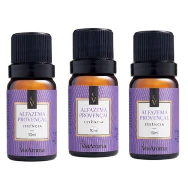 Imagem de Essência Alfazema Provençal 10ml Via Aroma Kit 3 Unidades