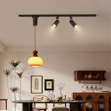 Imagem de Luminária pendente contemporânea de LED para restaurante, bar, balcão, café, quarto, escritório, hotel, lavabo, corredor e escada (OB L100CM)