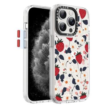 Imagem de GuardCrew Capa para iPhone 15 Pro Max, [proteção contra quedas de grau militar de 3,5 m à prova de colisão] [antiamarelamento e antidescasca] capa de telefone fina à prova de choque transparente TPU