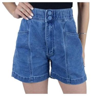 Imagem de Bermuda Feminina Tharog  Jeans Jogger - 2413JE-Feminino