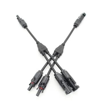 Imagem de Conector de fio 5/10/20/30/50/100 1000Vdc 30A para cabos PV/MC 2,5/4/6mm2 plugue (2Y)