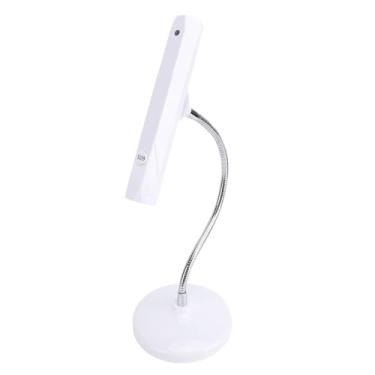 Imagem de FTVOGUE Lâmpada de Unhas Portátil, Secador de Unhas Magnético Recarregável Sem Fio Com Luz LED de Comprimento de Onda Duplo 365nm 405nm, Mangueira Flexível de Pescoço de Ganso para Arte de de Qualidade de Salão Em Casa, Ideal para