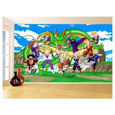 Imagem de Papel De Parede Dragon Ball Goku Vegeta Anime 3,5M Dbz453 - Você Decor