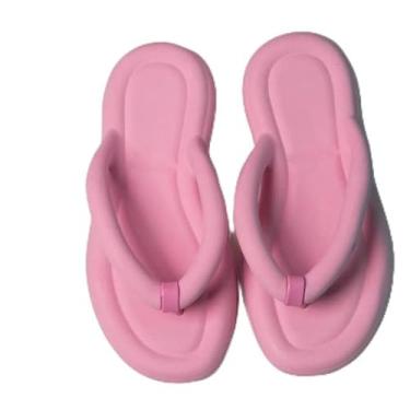 Imagem de Chinelo Nuvem Feminino Antiderrapante 2,5-3cm | Microexpandido Impermeável | 5 Cores Modernas | Tamanhos 33-40(Rosa Claro,34)