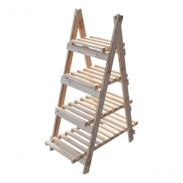 Imagem de Armário Organizador Para Banheiro Multiuso Madeira Pinus