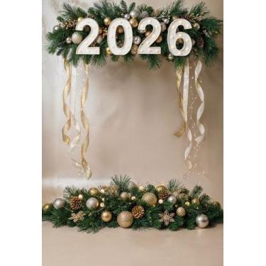 Imagem de Fundo Fotográfico Ano Novo Cenário Tecido 1,20 x 1,70m - Fadrix, FANV0