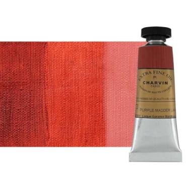 Imagem de Charvin Tinta a óleo extrafina, roxo Madder Lake 20 mL - Triple-Milled, Rich Texture, Poppy Oil-Based, Light-Fast, Handmade, Archival Quality