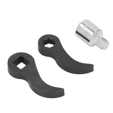 Imagem de Akozon 2 Cabeças do Adaptador da Barra de Alavanca Dos Pces-acessório Quadrado pé de Cabra de 3/8 Polegada & 1/2 Polegada para Levantamento & Extração