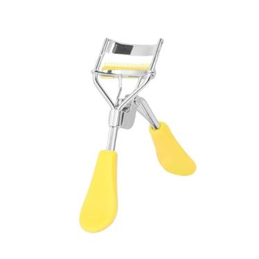 Imagem de Modelador de cílios adequado para todos os formatos de olhos, modelador de cílios curvo natural e de longa duração (amarelo)