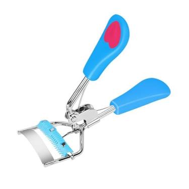 Imagem de Modelador de cílios com pente, contornado, levanta os olhos cria cílios curvos de longa duração, abre os olhos, adequado para todos os formatos de olhos curvos para mulheres, maquiagem natural