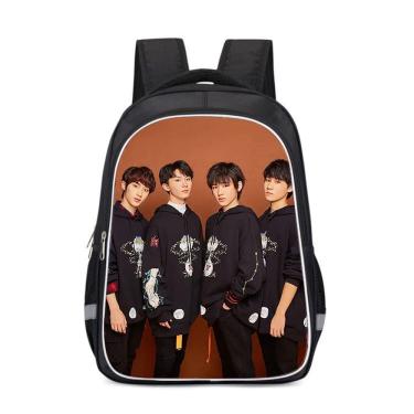 Imagem de Mochila Teens in Times Cartoon Kids School Anime 30x17x41cm